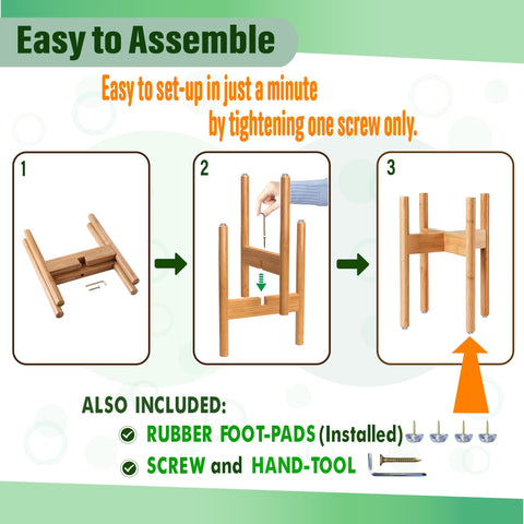 ZPirates plant stand enables easy assembly in minutes