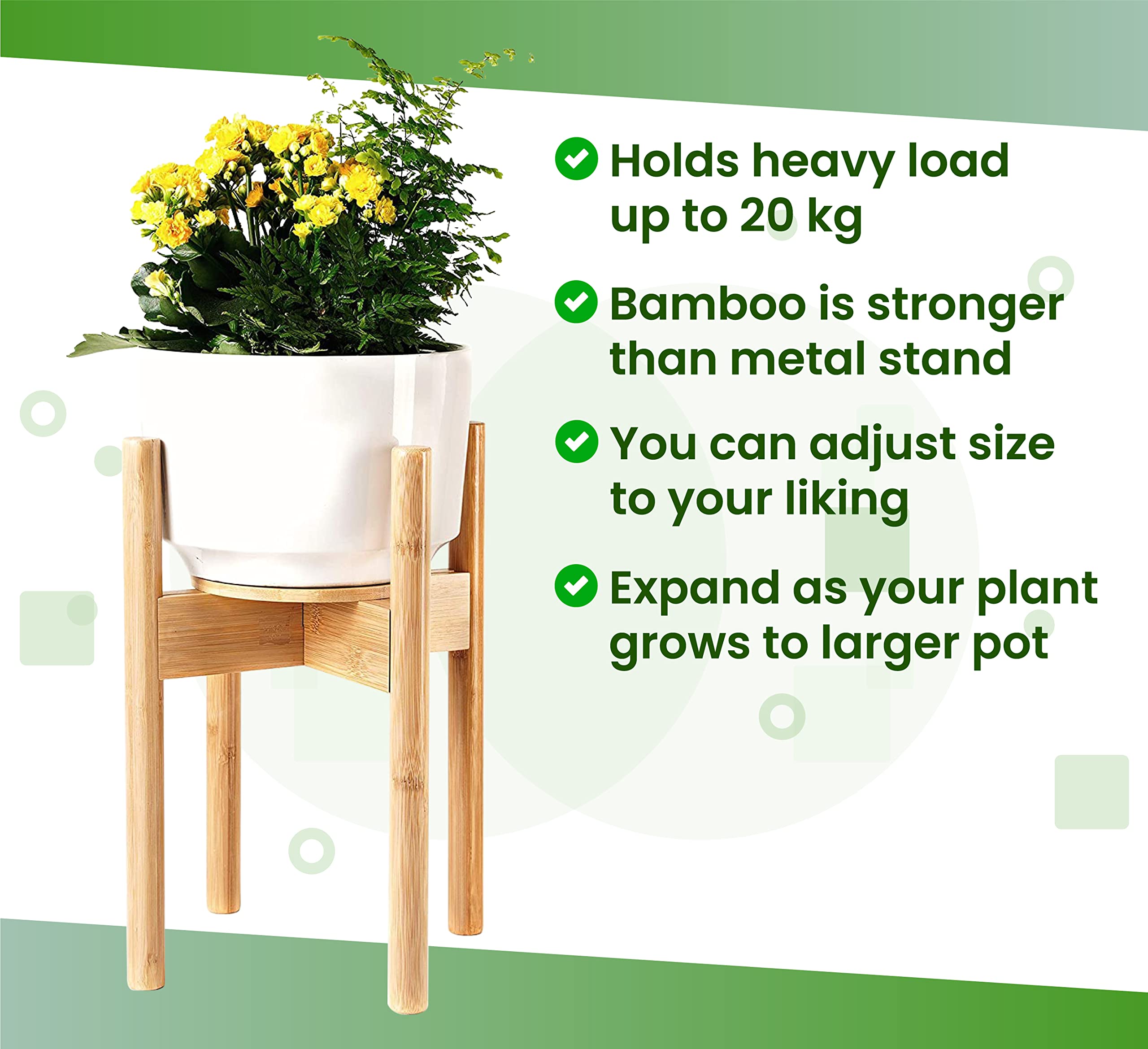 ZPirates plant stand space-saving single stand ideal for living rooms and patios
