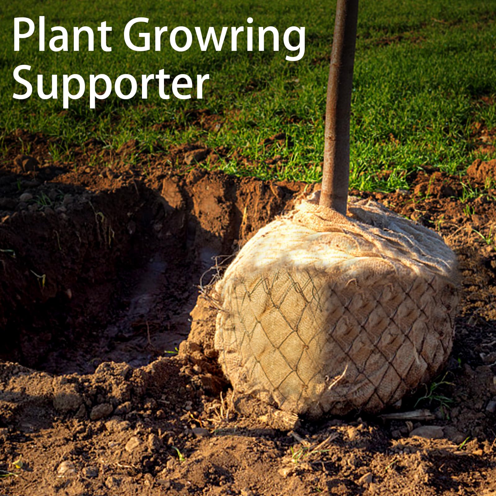 Zplontya burlap bags in garden use for planting or transporting produce