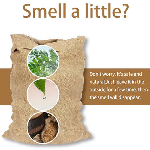 Zplontya burlap sacks ready for DIY crafts and outdoor games