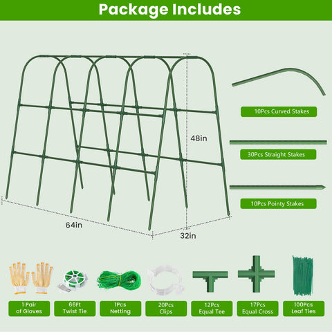 ZPMOCKAQ complete accessory pack with ties, clips, netting and gloves