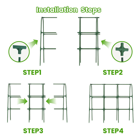 ZPMOCKAQ versatile garden trellis suitable for cucumbers, beans, squash, and vines.