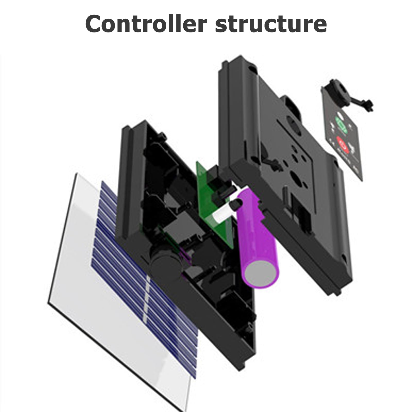 ZPSHYD solar panel with ABS epoxy waterproof frame for outdoor durability.