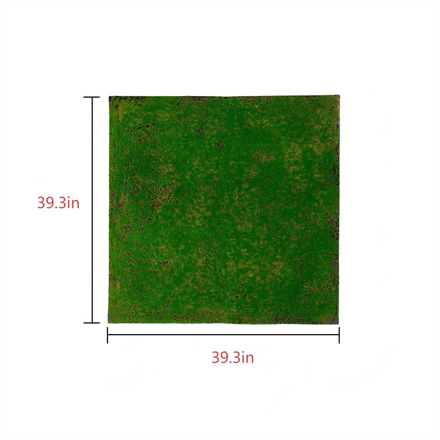 ZHQZZPH fake moss mat wall decor adds year-round greenery.