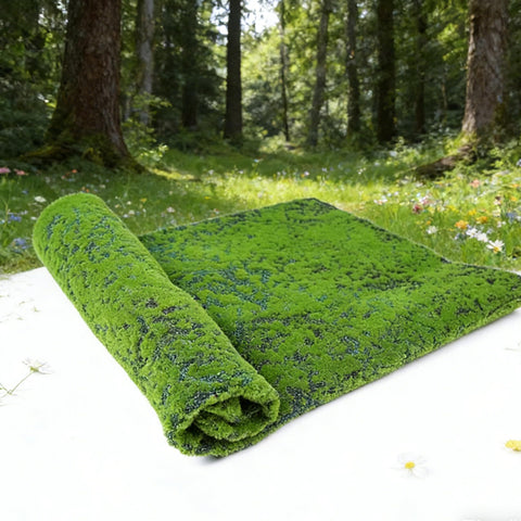 ZHQZZPH moss mat provides low-maintenance greenery for micro landscapes.