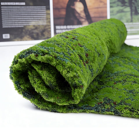 ZHQZZPH moss carpet for tabletops creates natural focal point.
