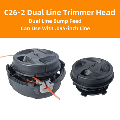 Zqqalitize C26-2 head compatible with Stihl FS models for easy setup.