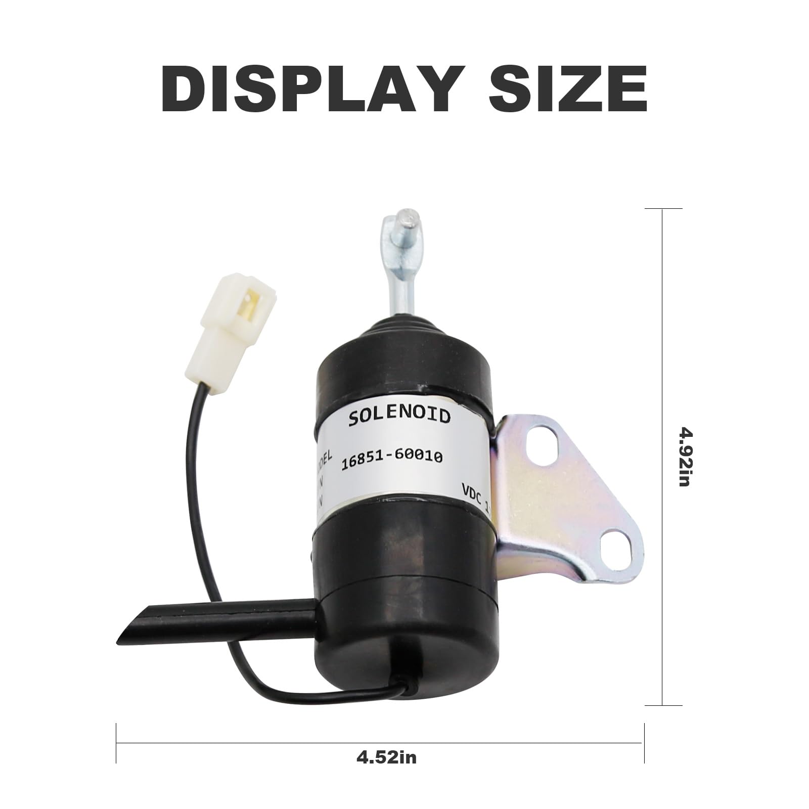 Zreneyfex 12V solenoid side connection highlighting wiring access for quick replacement