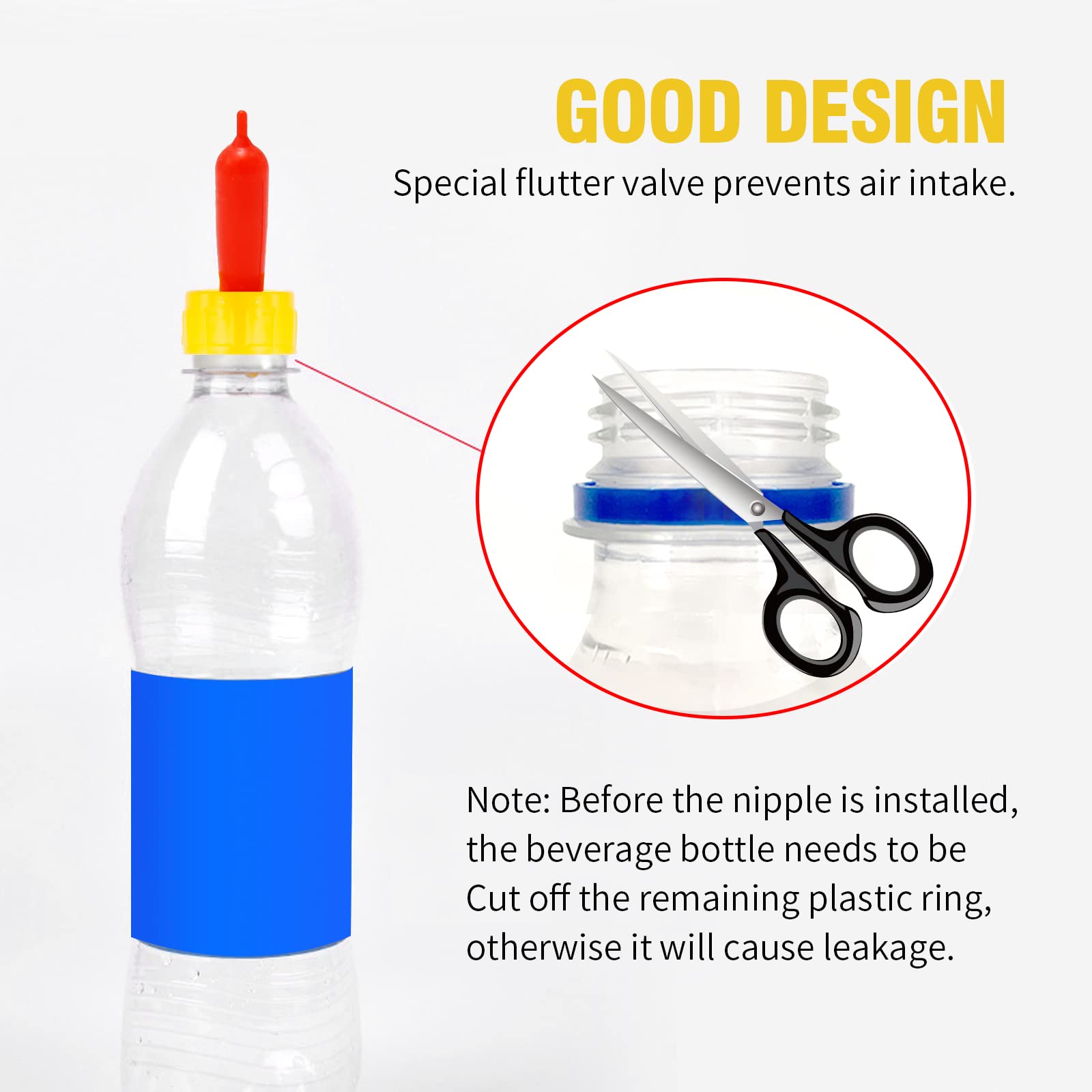 Zreneyfex anti air valve nipple helps smooth drinking