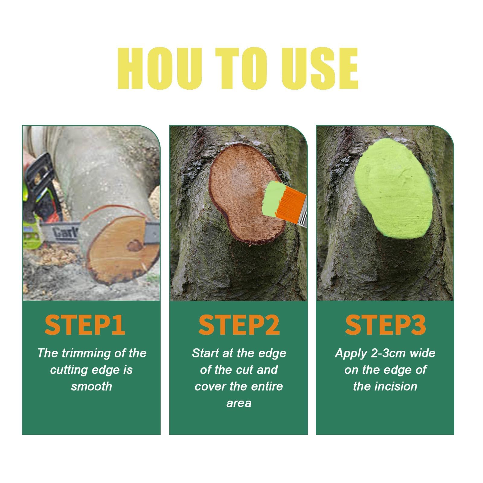 Zriechs pruning sealer bottle close-up, compact tool for care