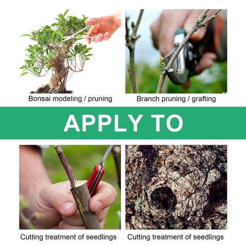 Seal helps minimize moisture loss at pruning sites.