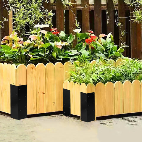 ZSHIGANMA brackets fit 12-24 inch wooden beds for versatile framing.