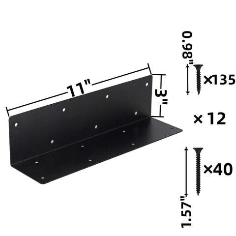 ZSHIGANMA 90-degree L-shaped bracket close-up for sturdy corner joints