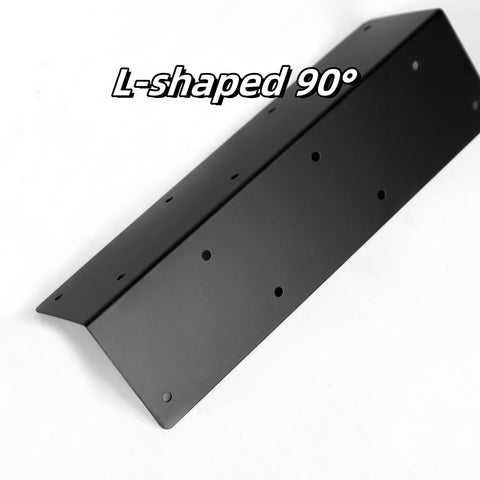 ZSHIGANMA decorative steel brackets in black finish elevate garden aesthetics while increasing strength.