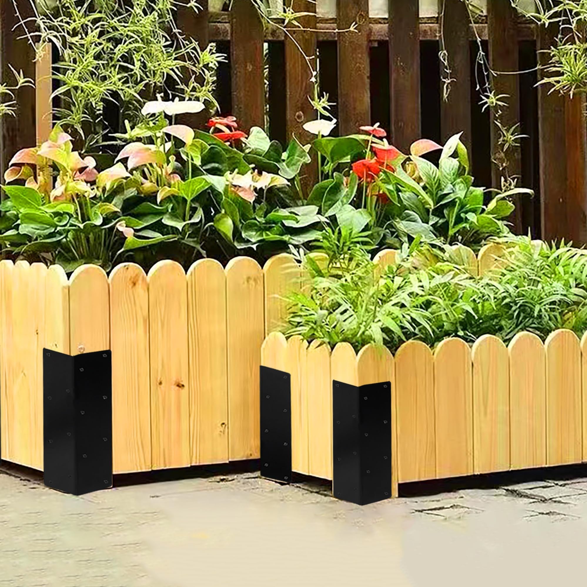ZSHIGANMA versatile brackets reinforce furniture and garden structures
