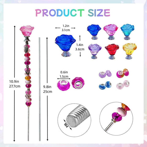 ZSlactp diamond-top wand close-up showing easy assembly steps.