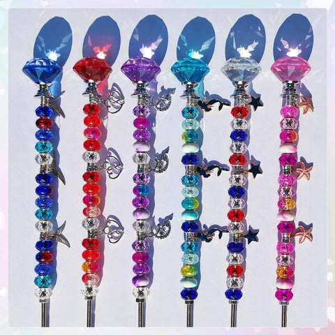 ZSlactp silver pendants add delicate charms to garden wand