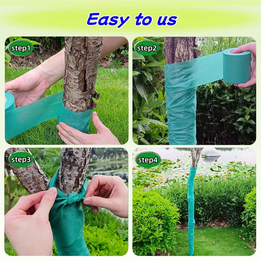ZSlactp wrap size options shown for small and large trees.