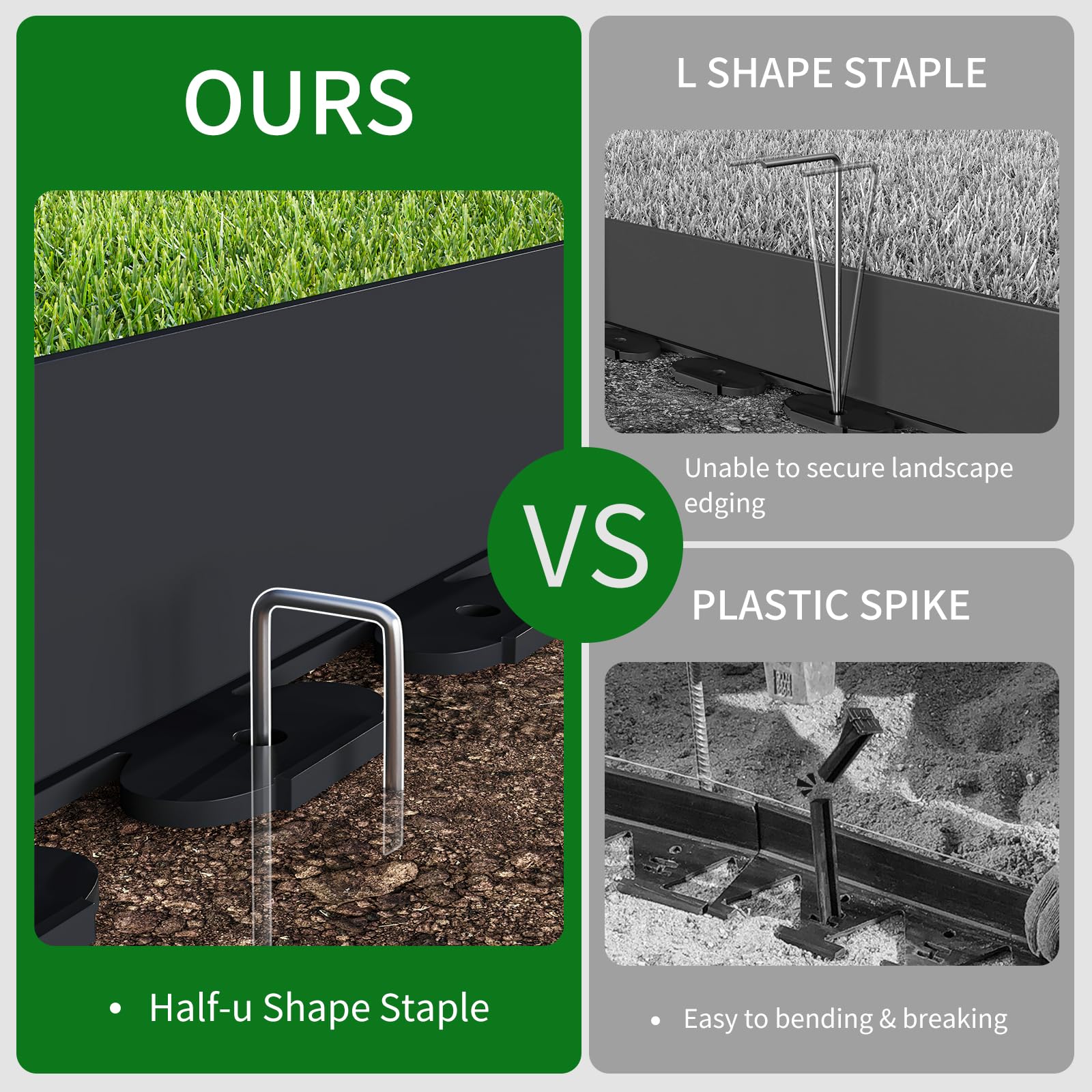 ZSLTLDU metal ground stakes ensure stability in tough soil