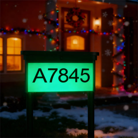 ZSYIQIXI front yard decor boosts curb visibility at night.