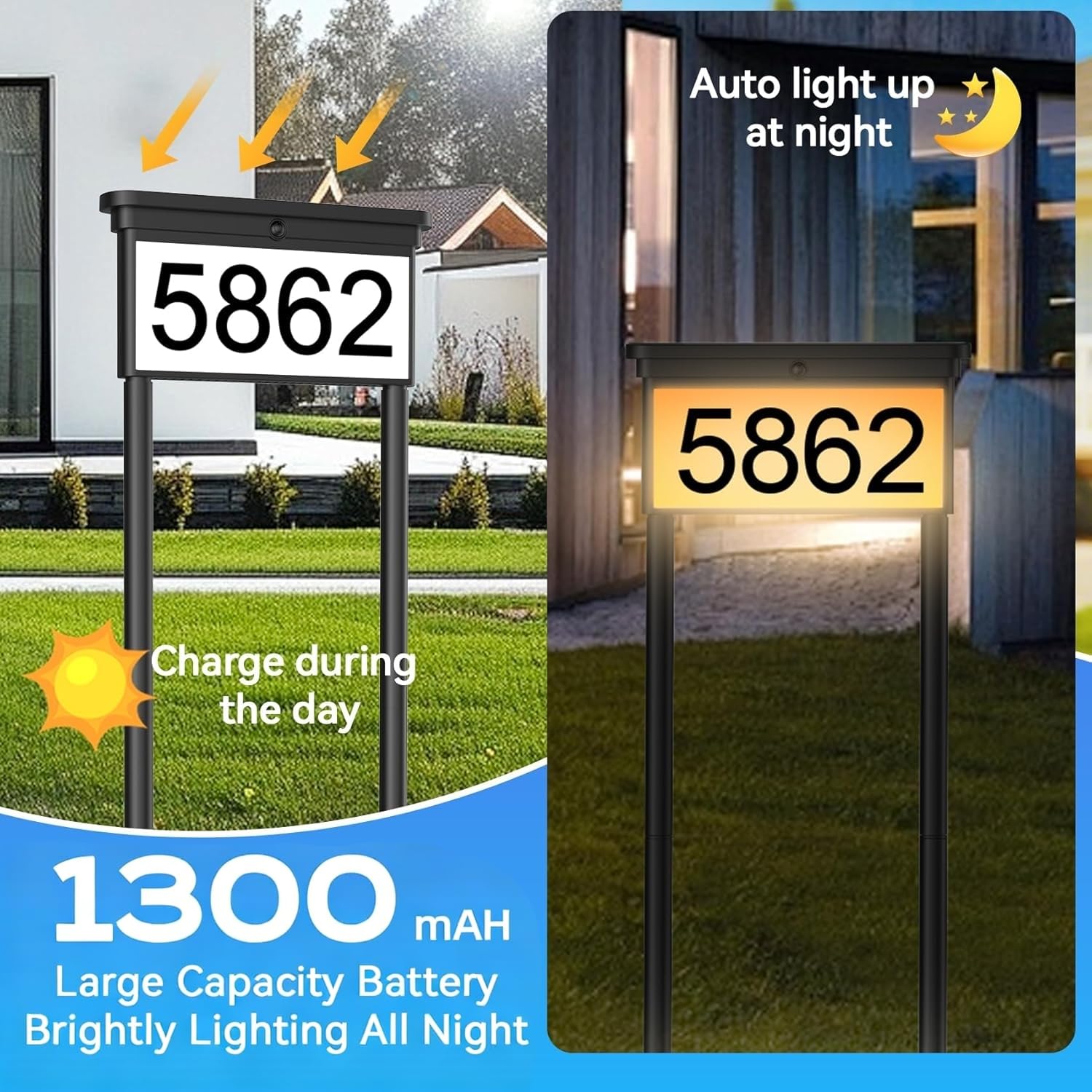 ZSYIQIXI IP65 weatherproof housing resists rain, snow, and heat year-round.