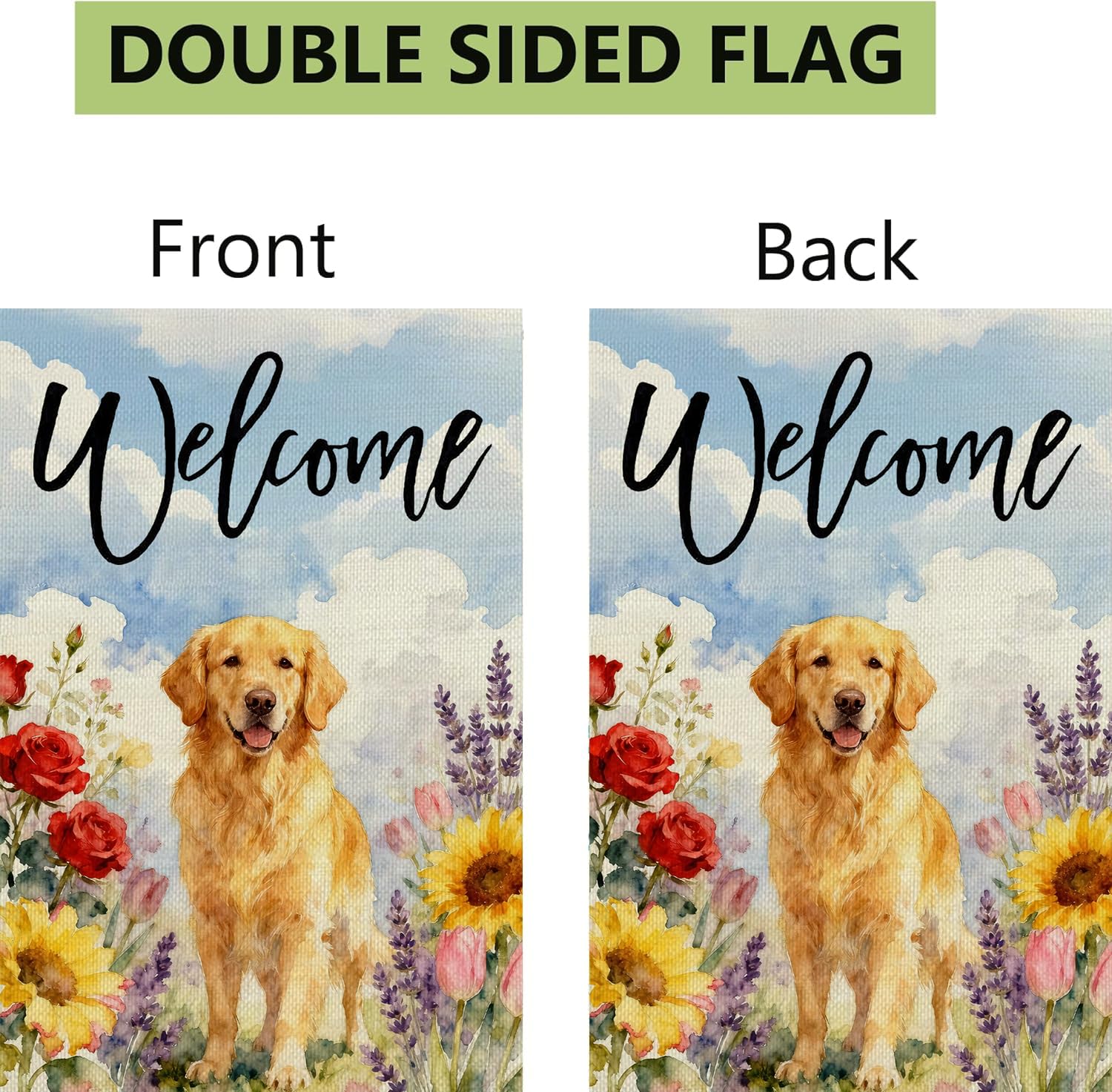 ZSYOUIDEAS seasonal decor flag makes a thoughtful gift for homes.