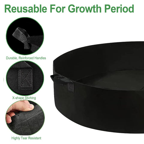 ZtohPyo round bed side view with sturdy handles for easy relocation