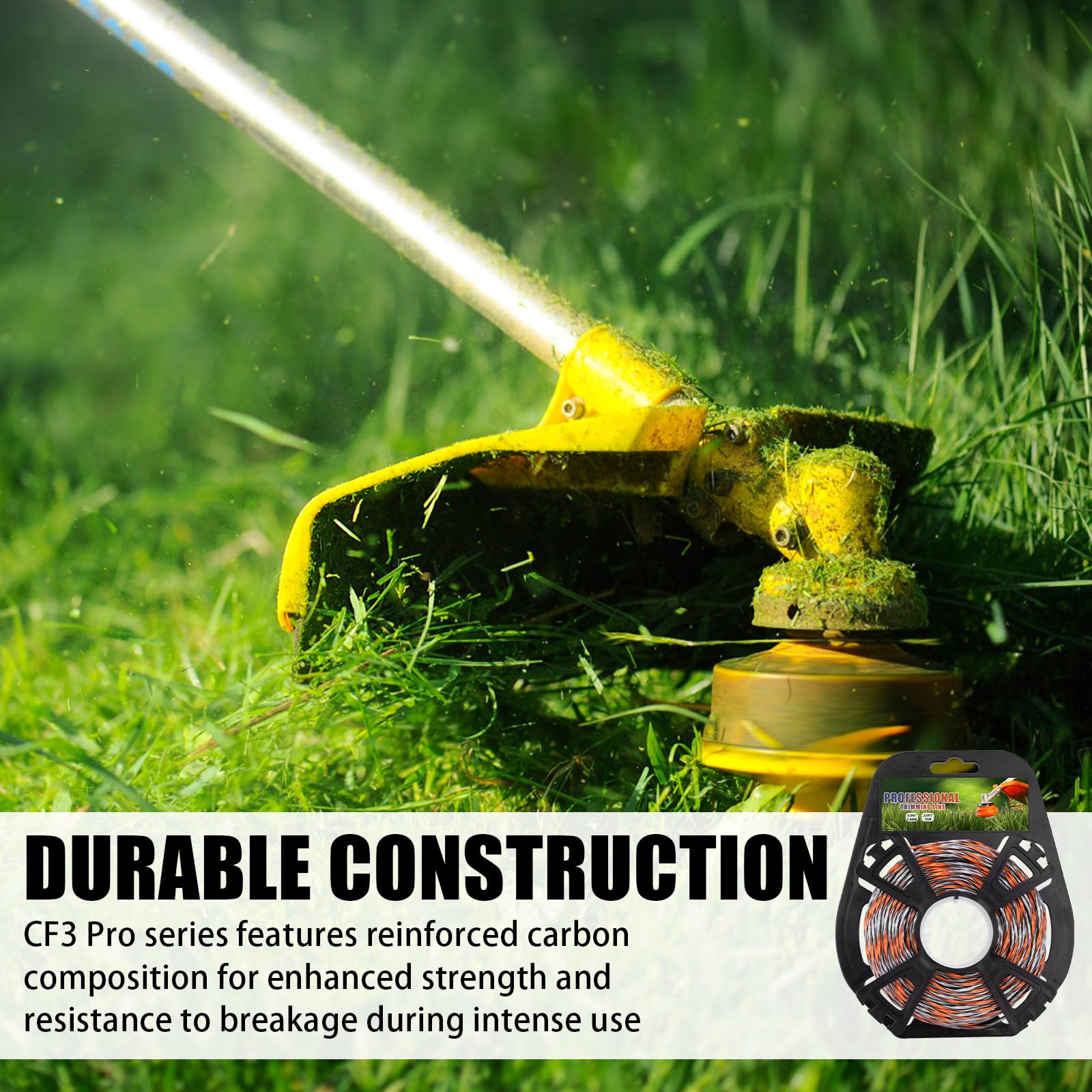 ZTTM long 229 ft spool enabling extended use between replacements