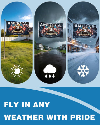 Ztzfacai weather-resistant polyester withstands wind and sun for all-season use.