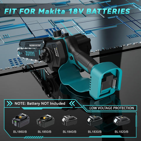 ZUYIYI auto oiling system keeps the chain lubricated during use