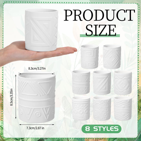 Zubebe bohemian mini ceramic pots showcasing unique style in bright spaces