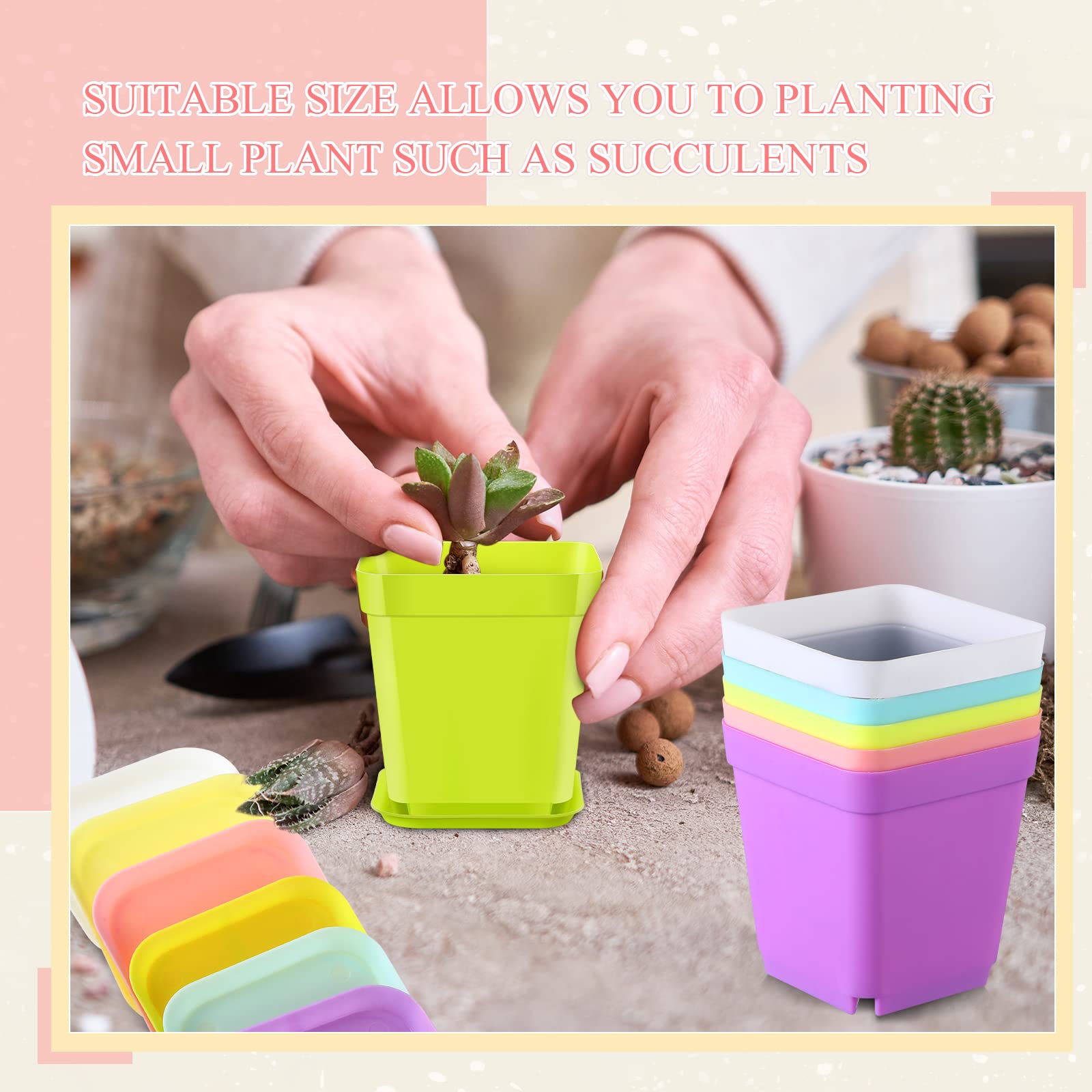 Zubebe colorful pot close-up showing sturdy plastic finish