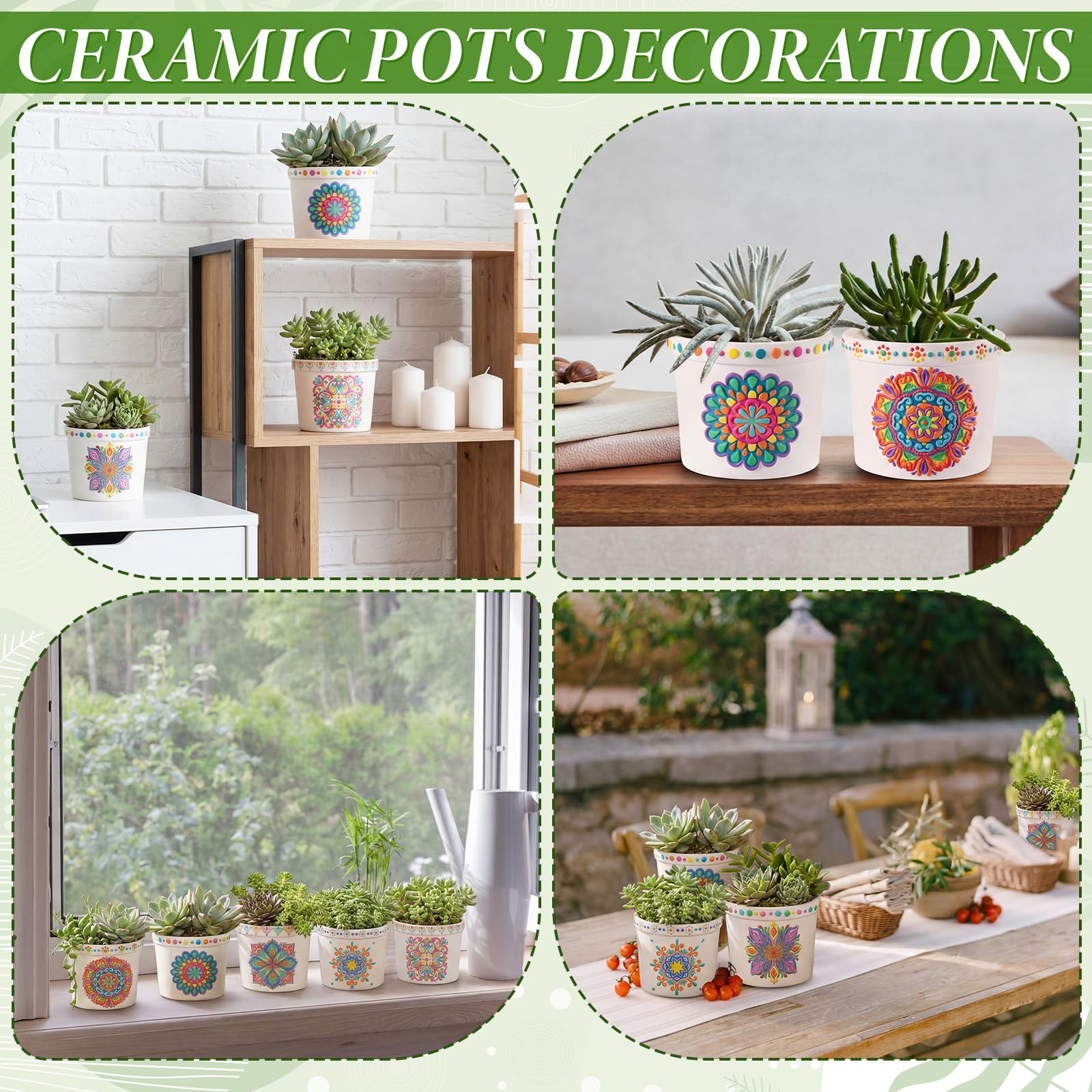Zubebe planters suitable for desks or shelves as stylish decor.
