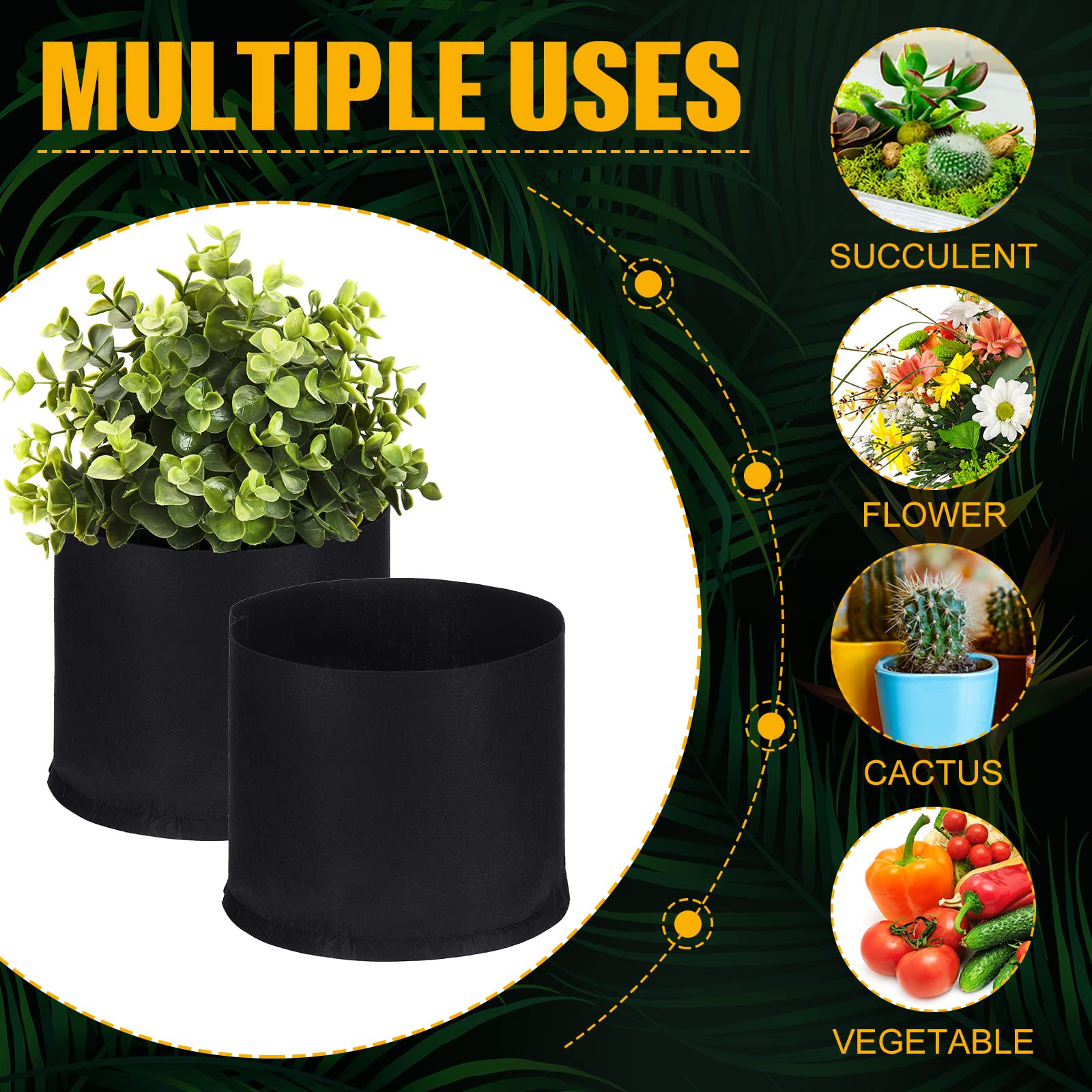 Zubebe garden bags suitable for indoor and outdoor use on balconies