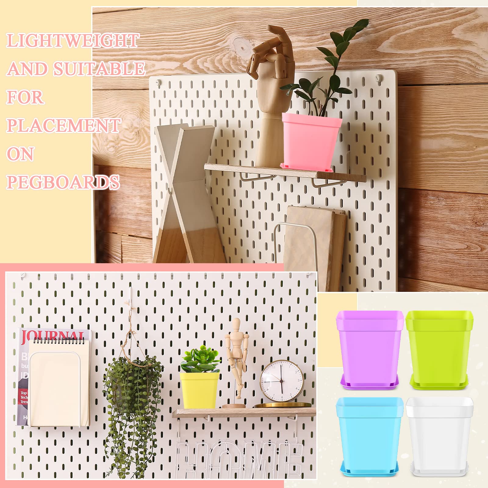 Zubebe stackable seedling pots designed for compact storage