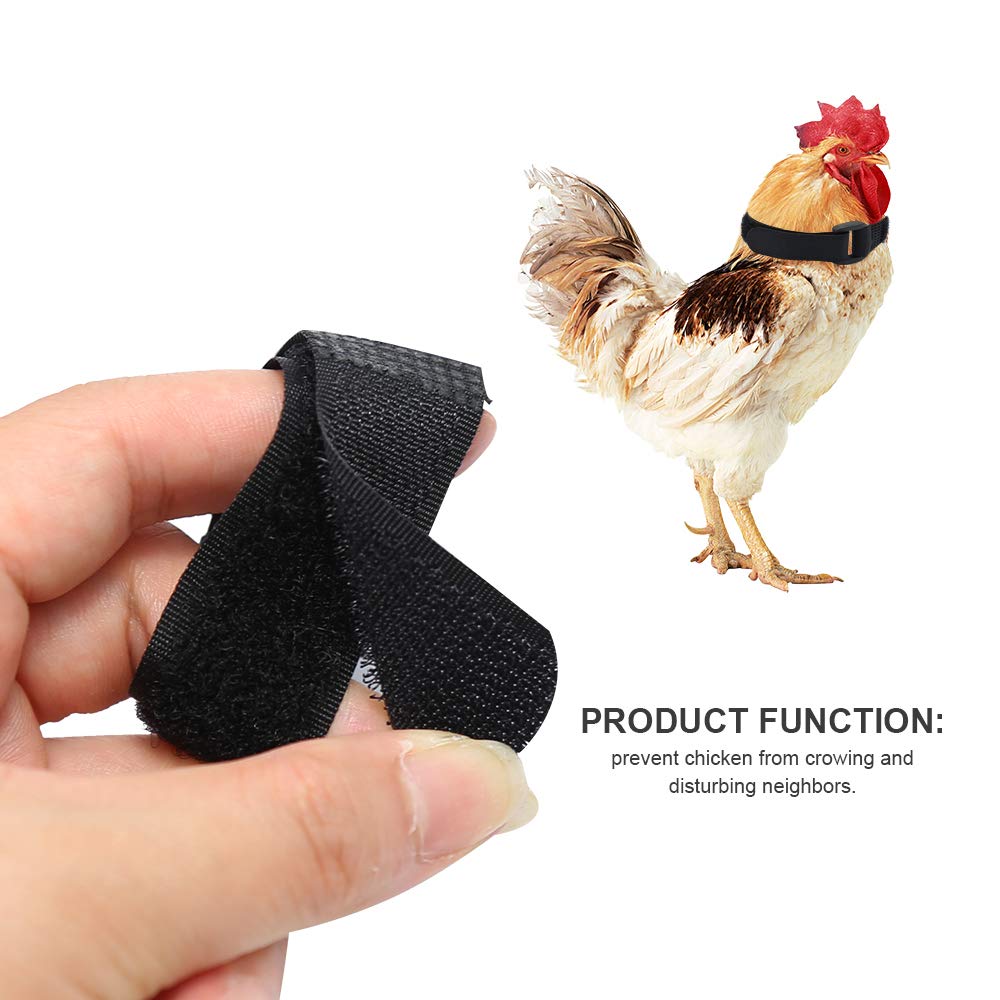 ZUDKSUY four-pack no crow rooster collars lets you cover multiple birds.