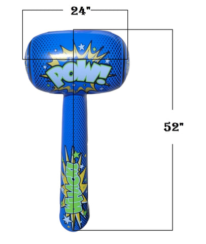 Zugar Land 52-inch vinyl hammer blue shown for large scale fun