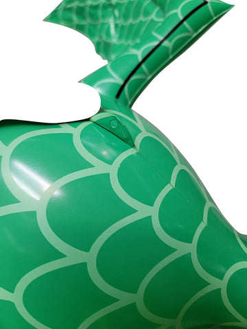Zugar Land two-pack green inflatable dragons for party decor