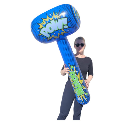 Zugar Land inflatable hammer deflated and ready for storage