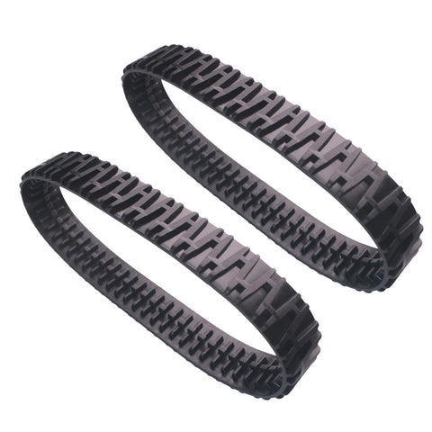 ZUIUINAO Polaris MAXX replacement track close-up highlighting durable rubber for enhanced traction.