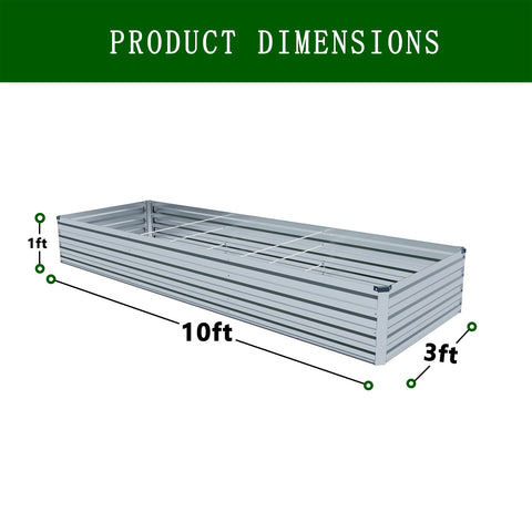 ZUNUDA open-base raised bed enables drainage and healthy root growth.
