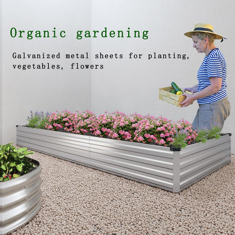 ZUNUDA outdoor garden bed in a sunny garden setting for inspiration.