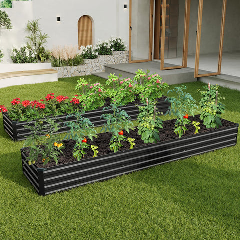 ZUNUDA plastic caps protect hands and stabilize the planter during use.