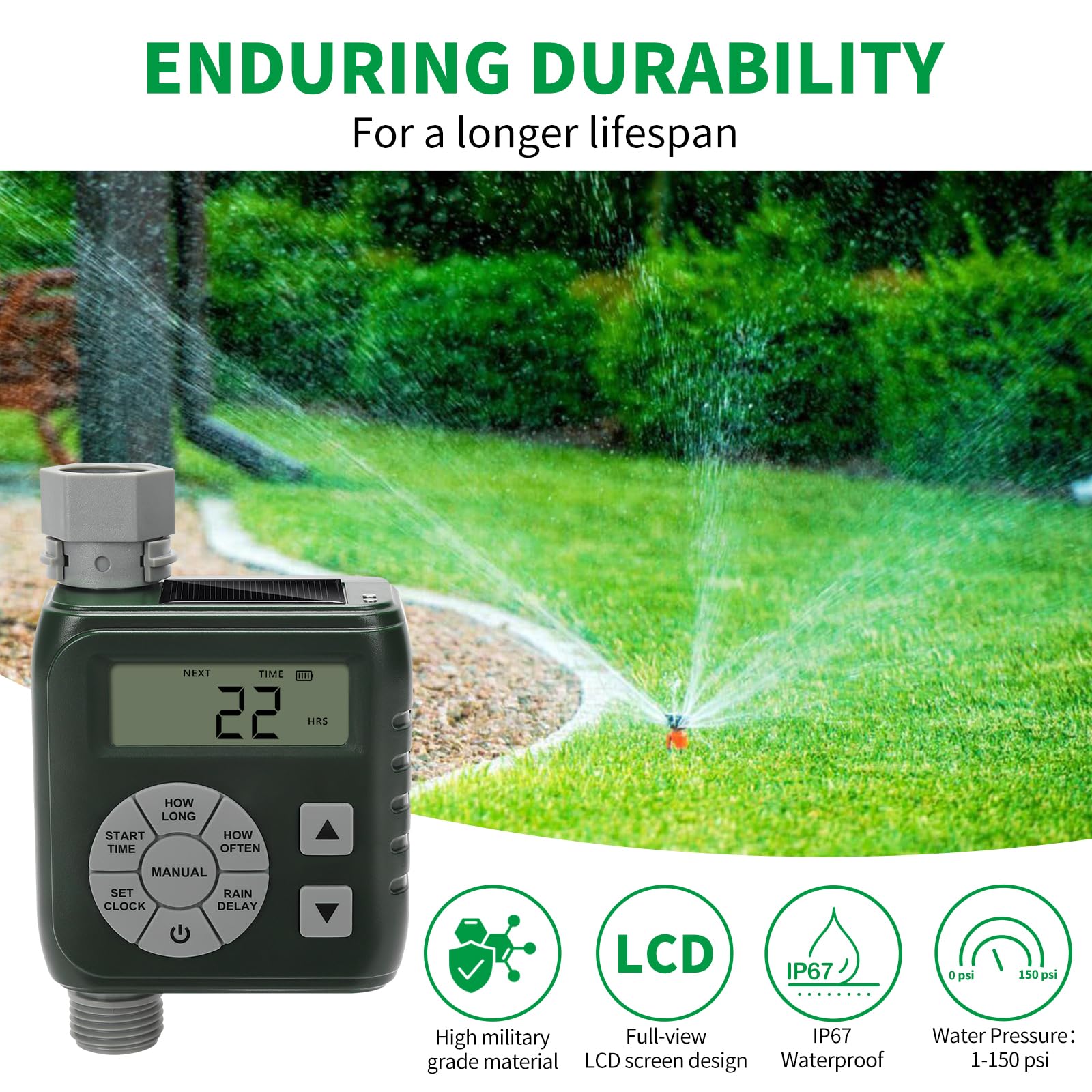 Zuomeng customizable watering schedules adapt to plant needs and weather.
