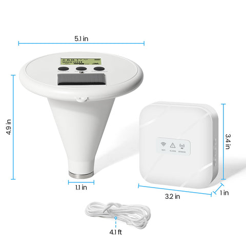 Zuomeng IP68 durability highlights rugged, water-friendly design for any pool environment.