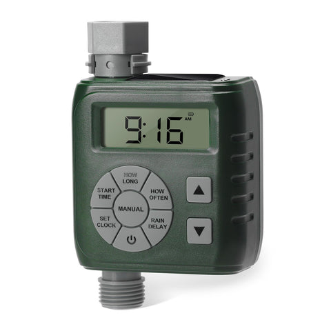 Zuomeng Sprinkler Timer display for quick, precise garden watering scheduling.