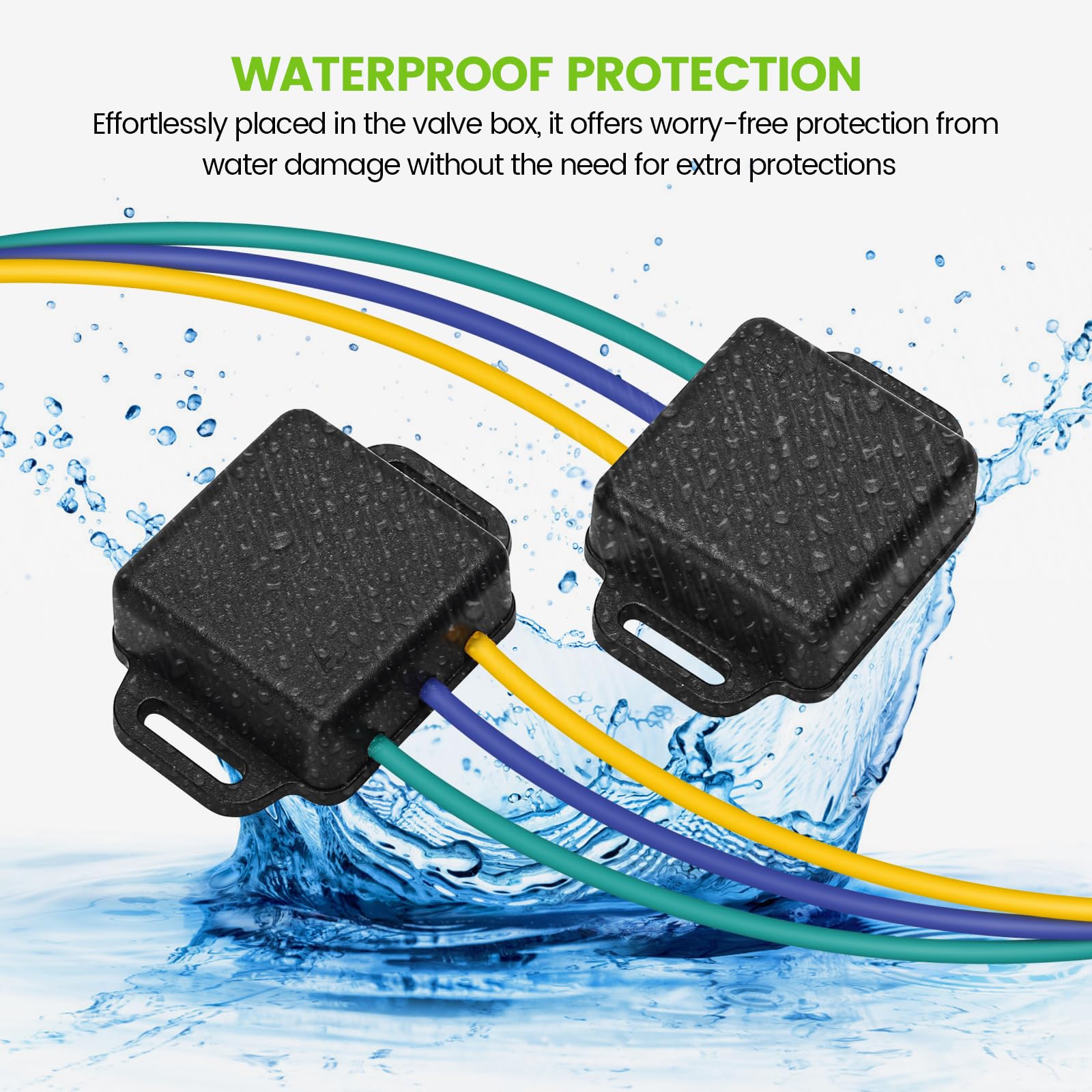Zuomeng two valves on single wire demo expands irrigation zones.