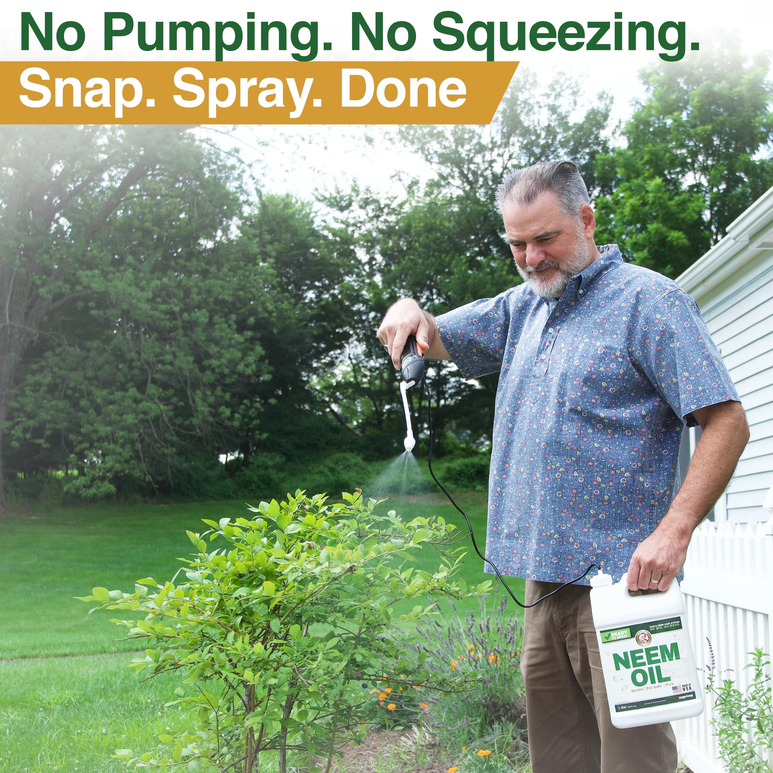 Zuprime Neem Oil Spray used on indoor plants for lush, healthy foliage.