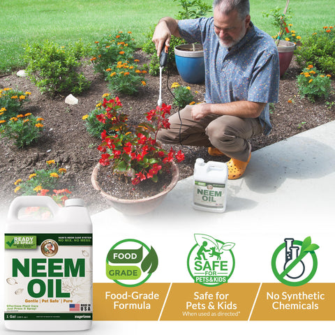 Zuprime Neem Oil Spray for outdoor garden care boosts leaf vitality.
