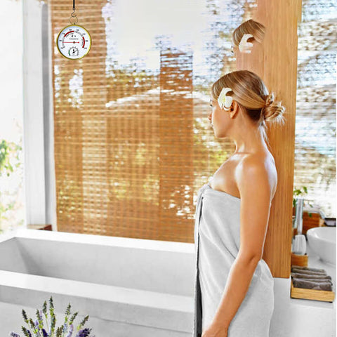 Zuwevbo indoor sauna monitor ideal for home spas and steam rooms.